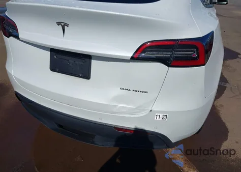 2021 Tesla Model Y Long Range Dual Motor All-Wheel Drive из США, поврежденный, VIN 5YJYGDEE8MF293745